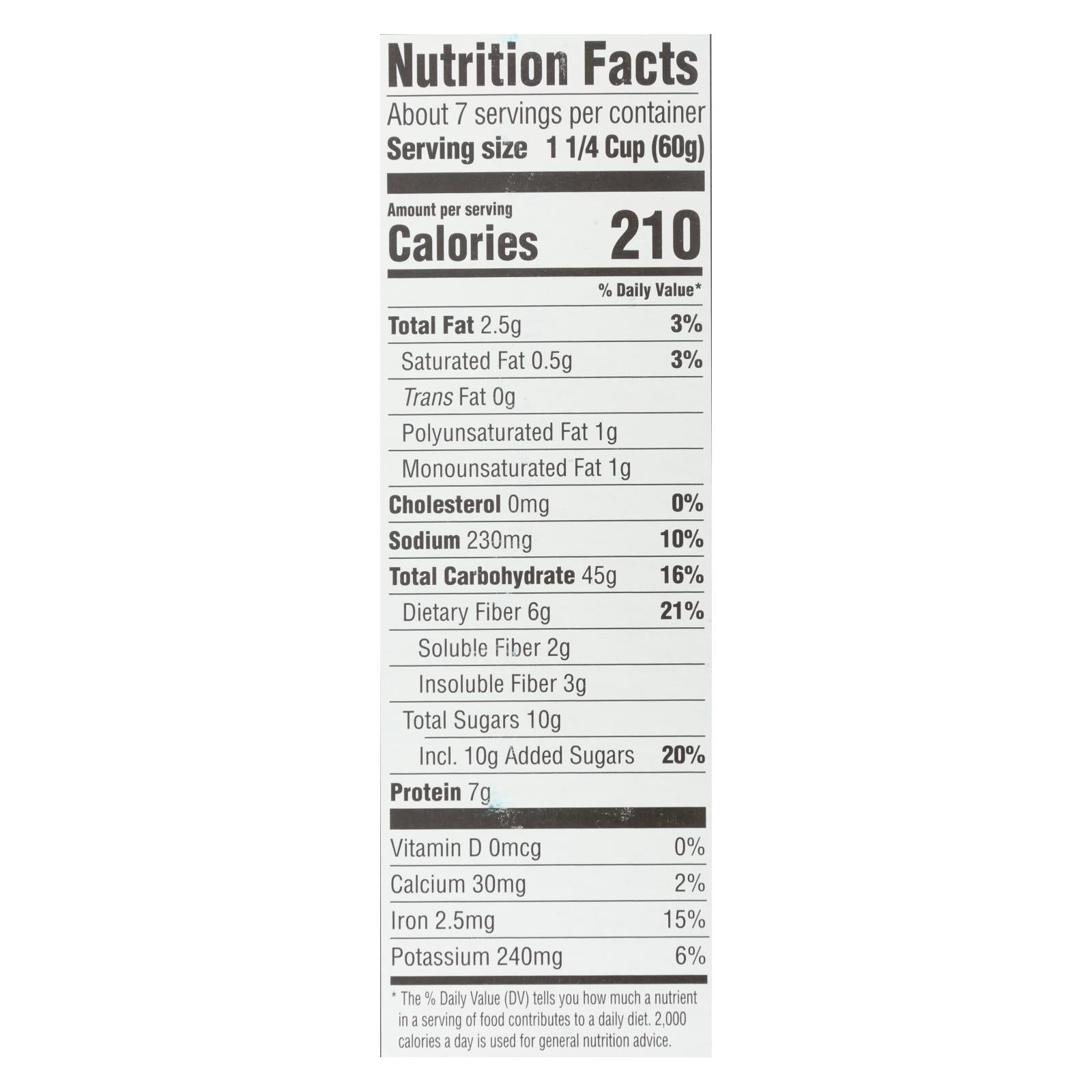 Barbara's Bakery - Morning Oat Crunch Cereal - Original - Case Of 12 - 14 Oz.
