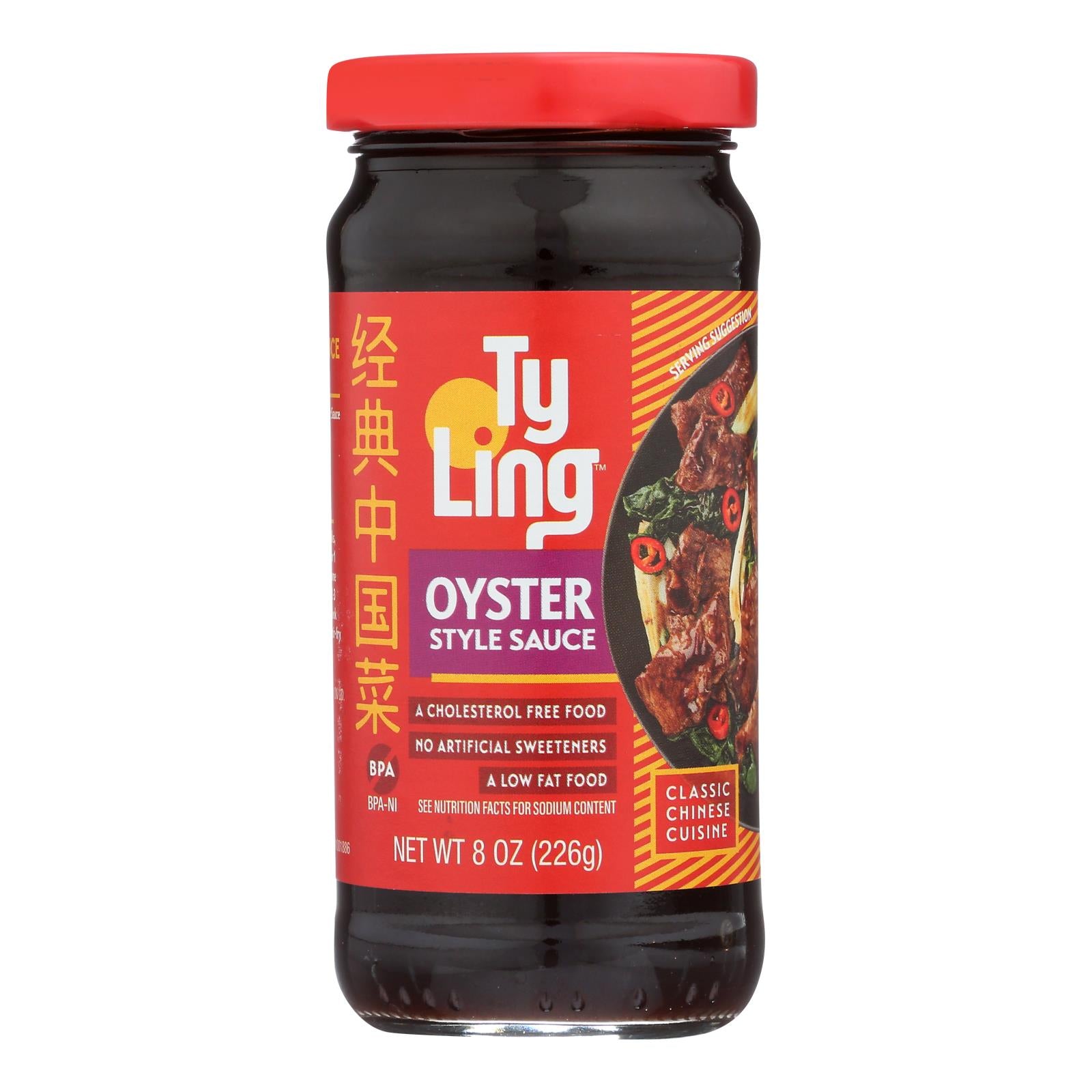 Ty Ling Oyster Sauce - Case Of 12 - 8 Oz