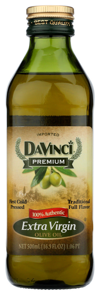 Da Vinci Oil Olive EV - Pack of 12 - 16.9 oz