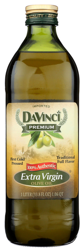 DaVinci Oil Olive EV 1L - Case of 12 - 33.8 oz