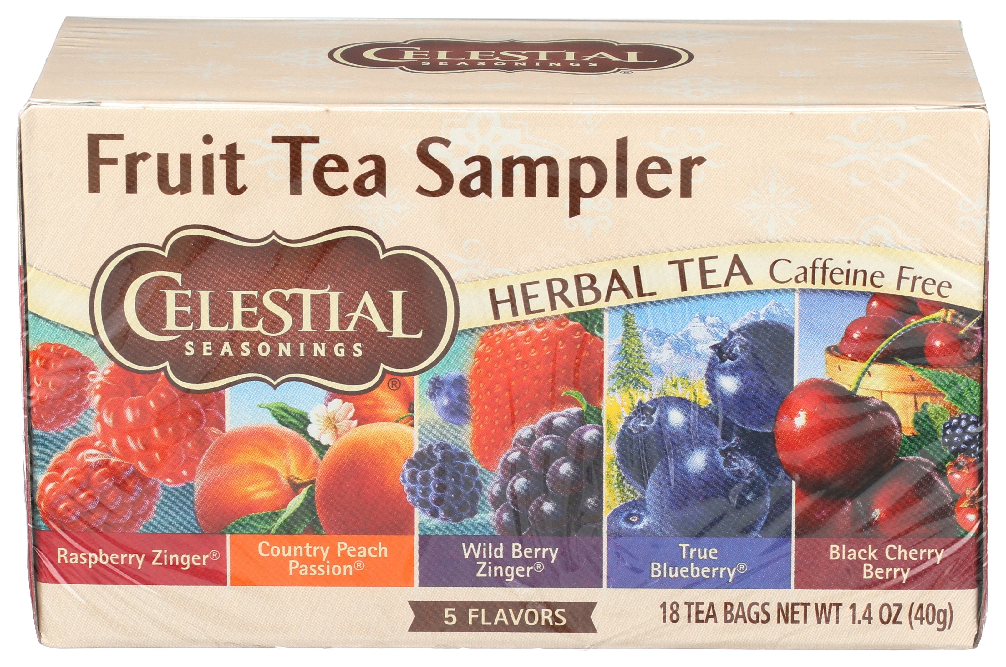 CELESTIAL SEASONINGS TEA HERB FRUIT SAMPLER
