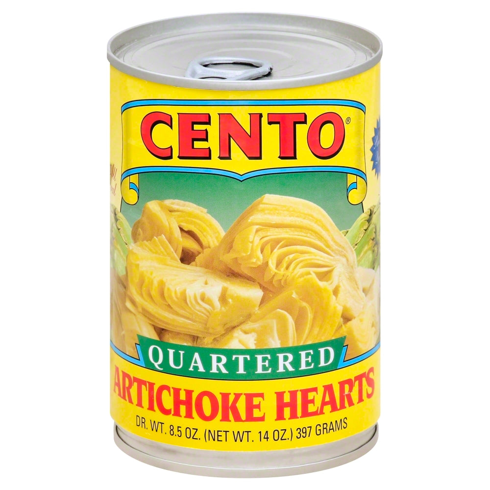 Cento Quartered Artichoke Hearts - Case of 12 - 14 oz