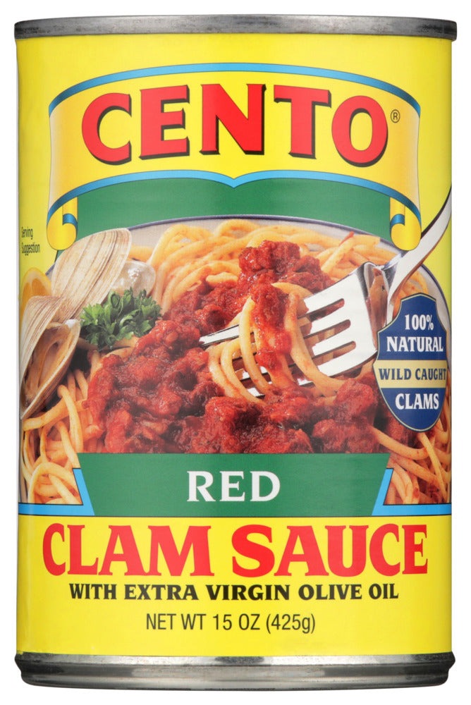 Cento Red Clam Sauce - Case of 12 - 15 oz