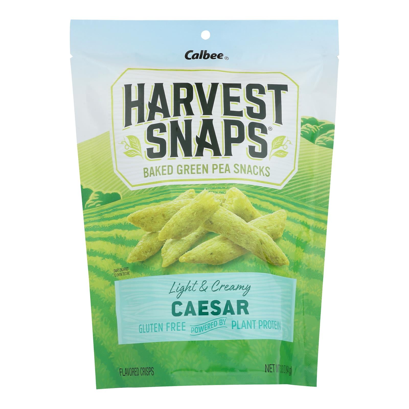 Calbee Snapea Crisp - Snapea Crisps - Caesar - Case Of 12 - 3.3 Oz