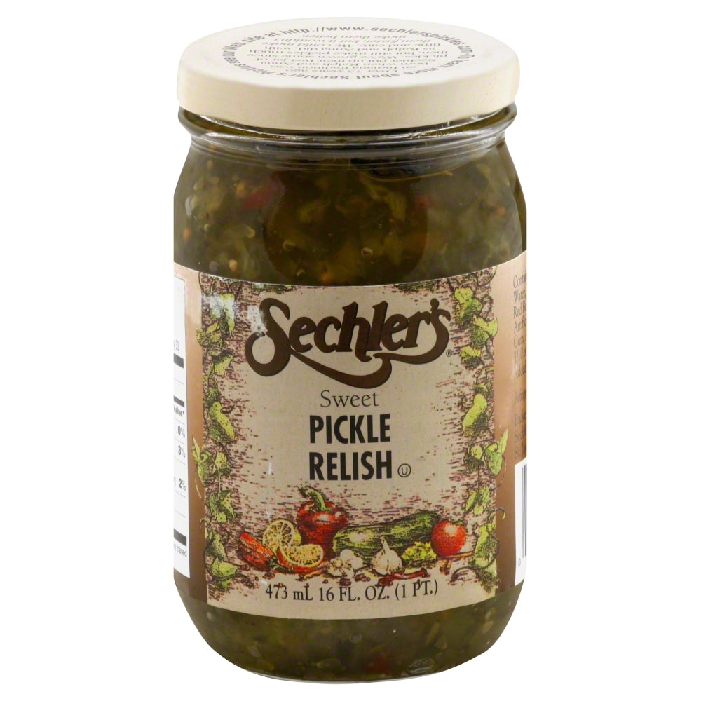 Sechlers Pickle Relish 16 oz - Case of 12
