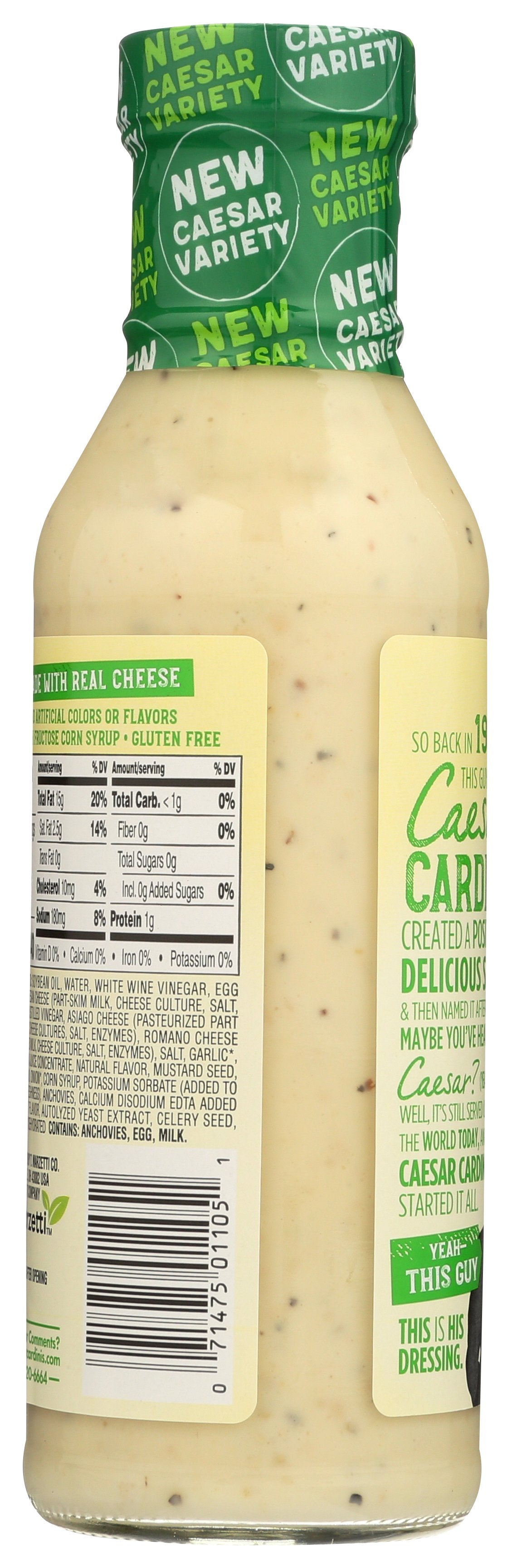 CARDINI DRESSING CAESAR 3 CHEESE - Case of 6