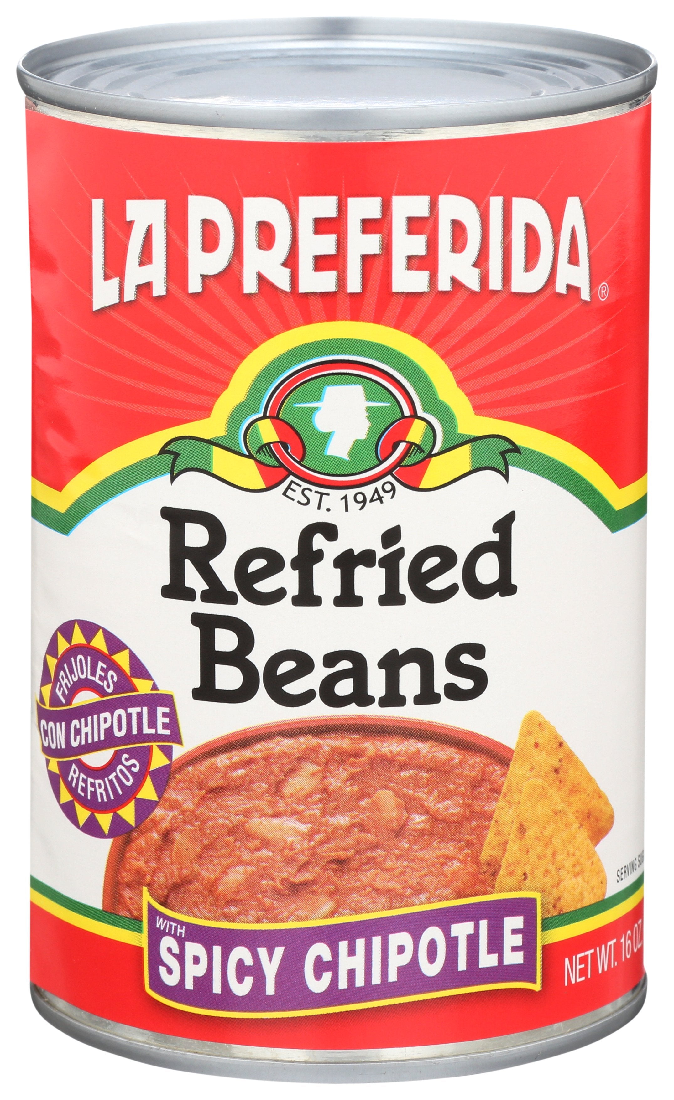 LA PREFERIDA BEAN REFRIED CHPLTE - Case of 12