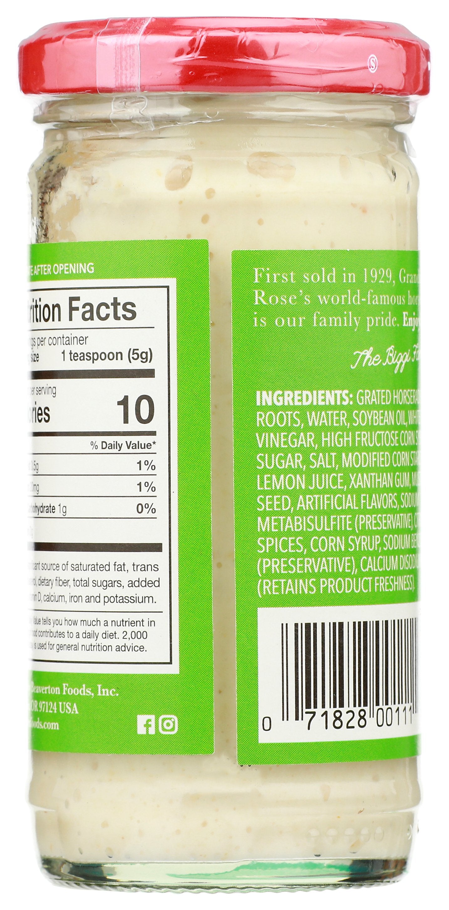 BEAVER HORSERADISH CREAM STYLE - Case of 12