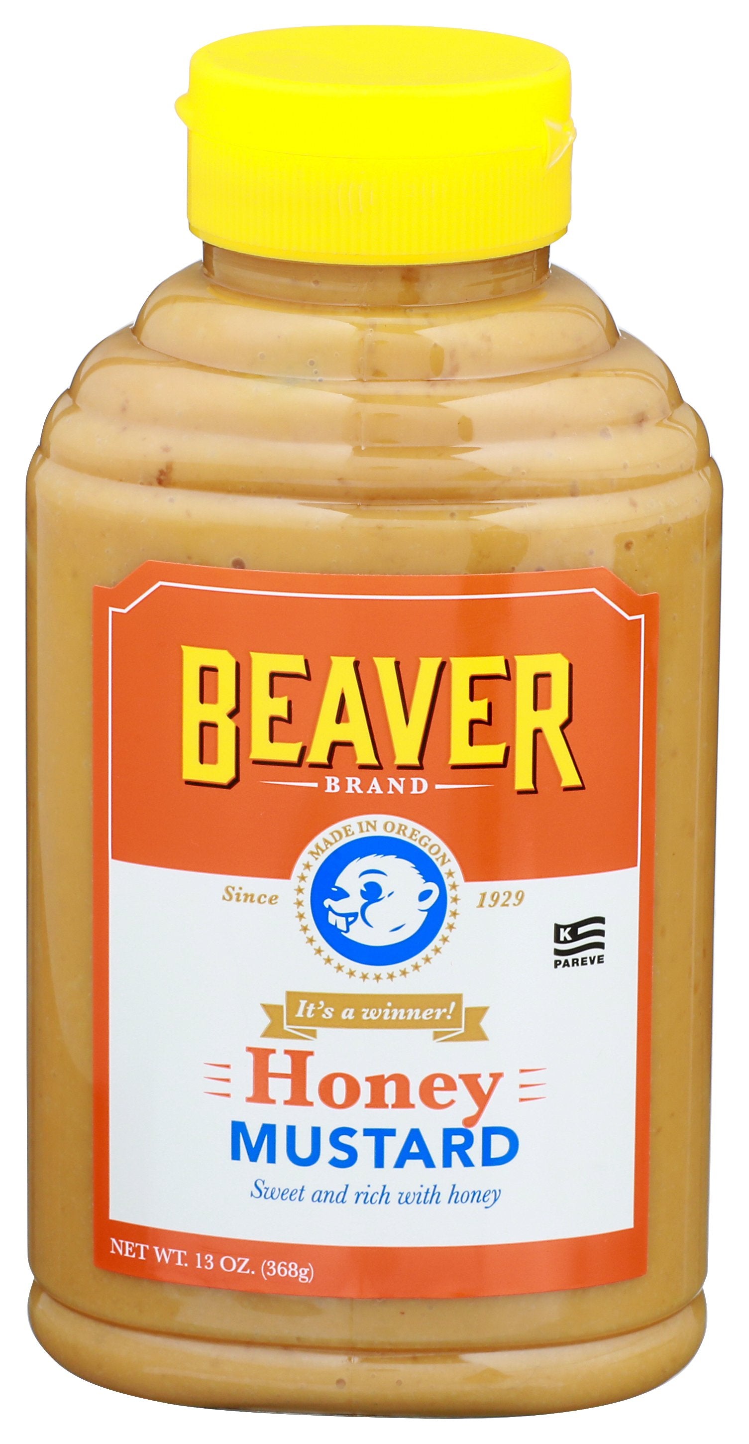 BEAVER MUSTARD SQZ HONEY - Case of 6