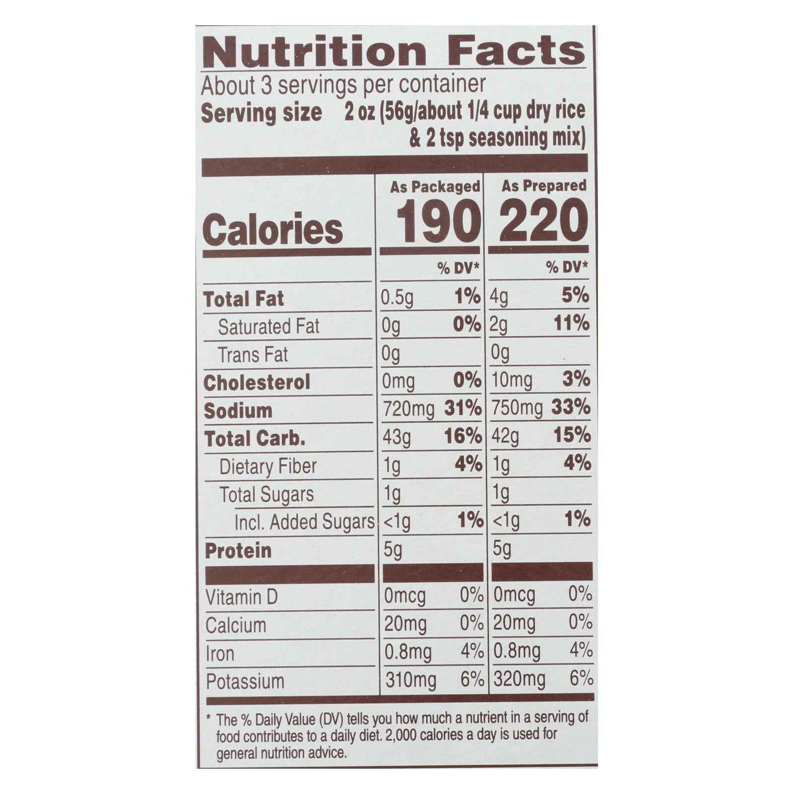 Near East Rice Pilaf Mix - Chicken - Case Of 12 - 6.25 Oz.