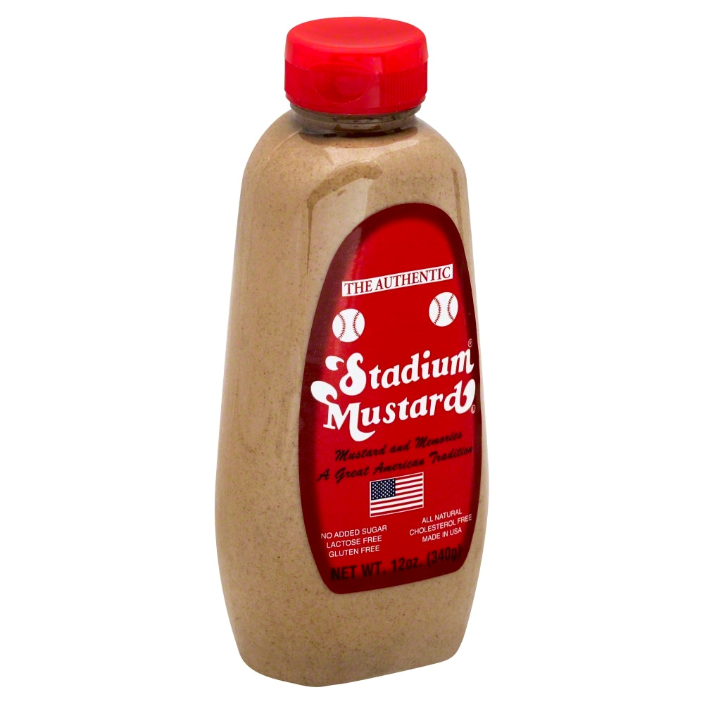 Stadium Brown Mustard - Case of 12 - 12 oz