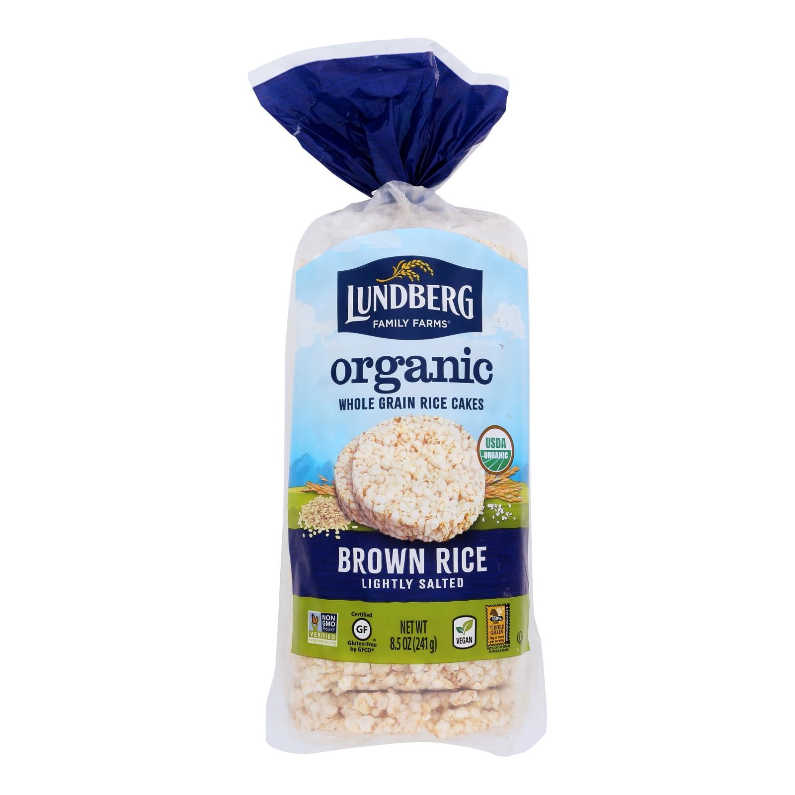 Lundberg Family Farms - Rice Cake Brown Saltd - Case Of 6-8.5 Oz