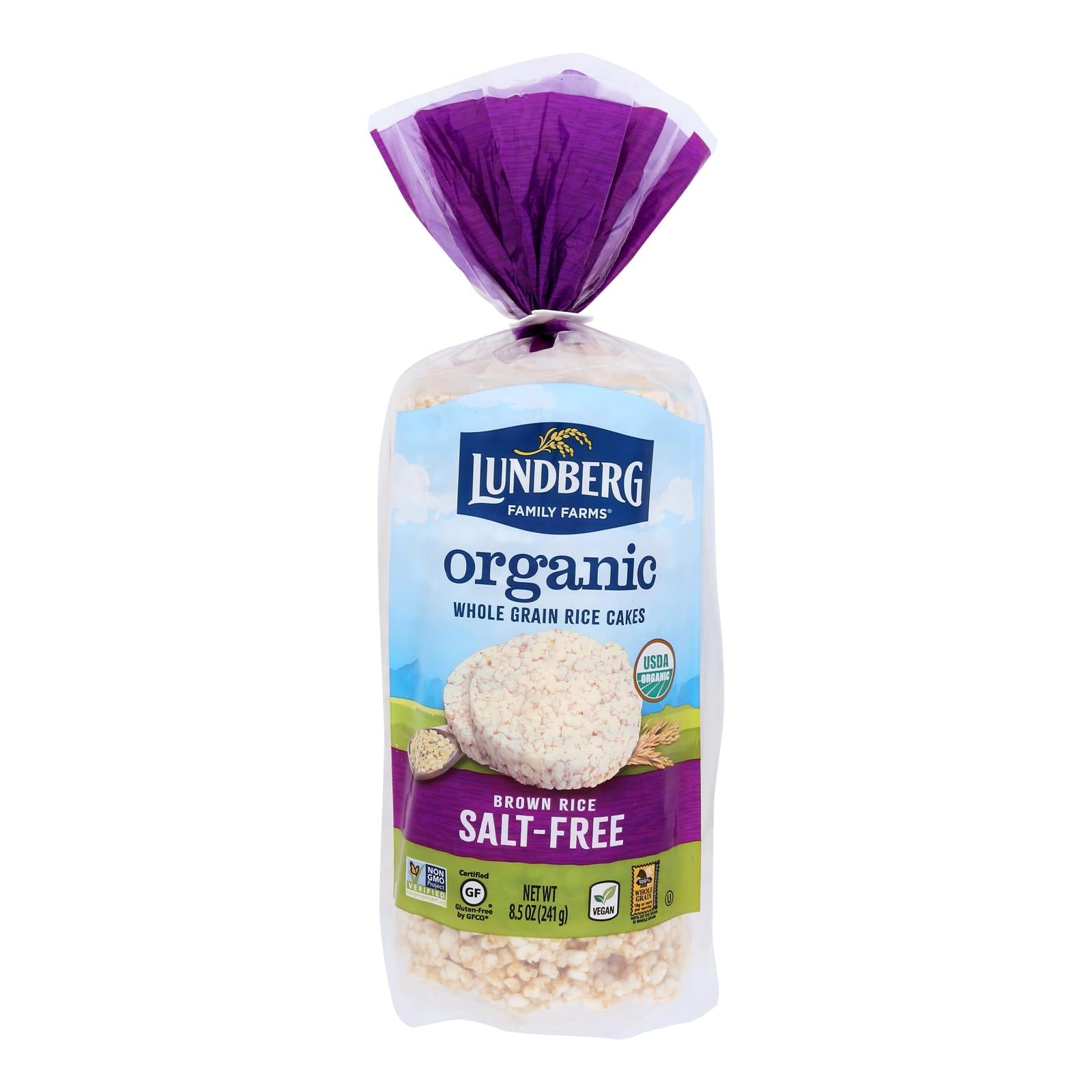 Lundberg Family Farms - Rice Cake Brown Ns - Case Of 6-8.5 Oz