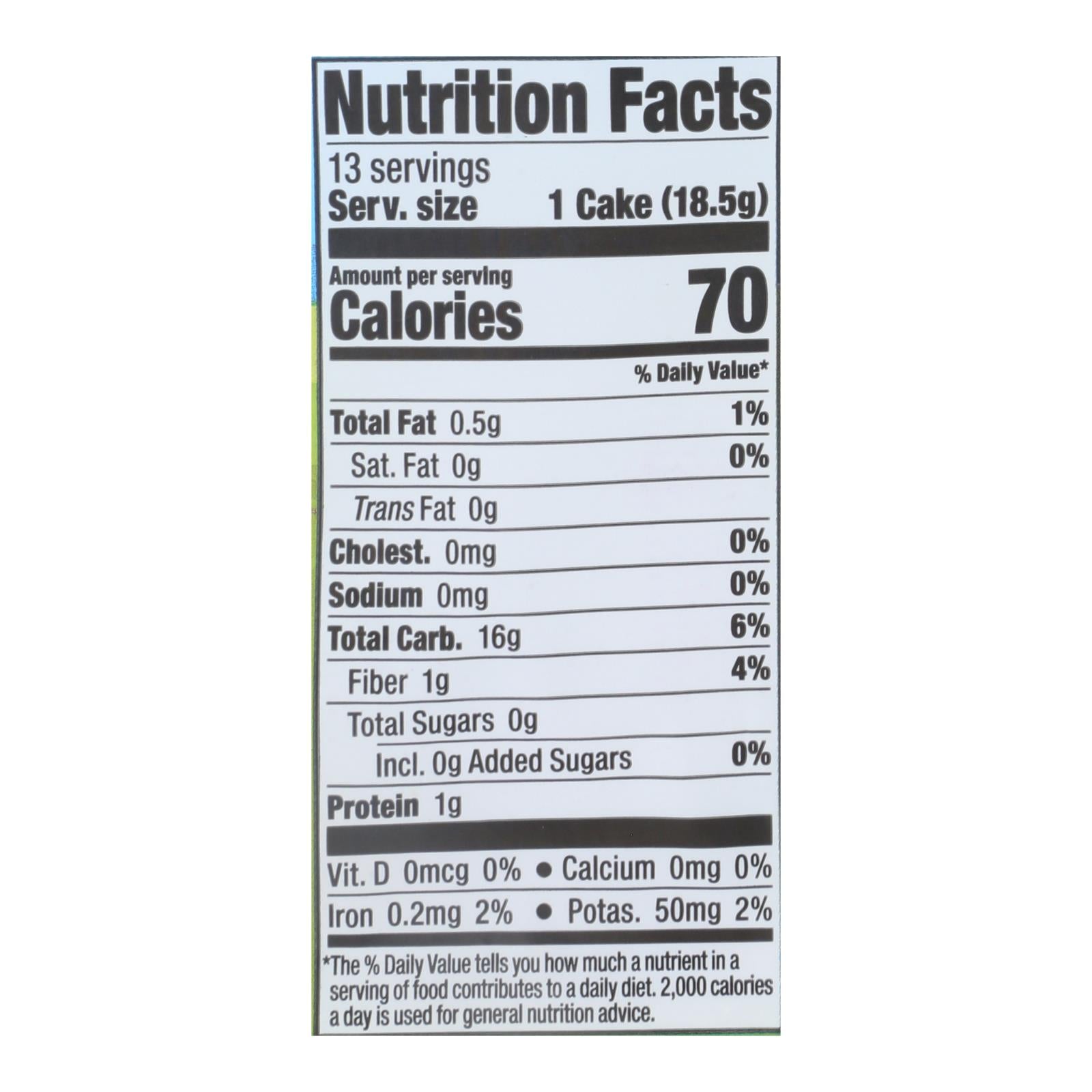 Lundberg Family Farms - Rice Cake Brown Ns - Case Of 6-8.5 Oz