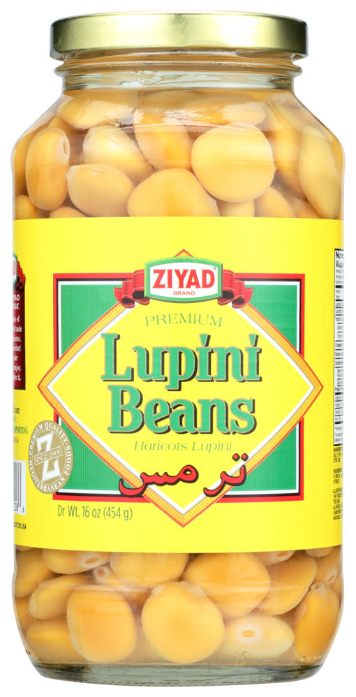Ziyad Premium Lupini Beans - Case of 12 - 16 oz.