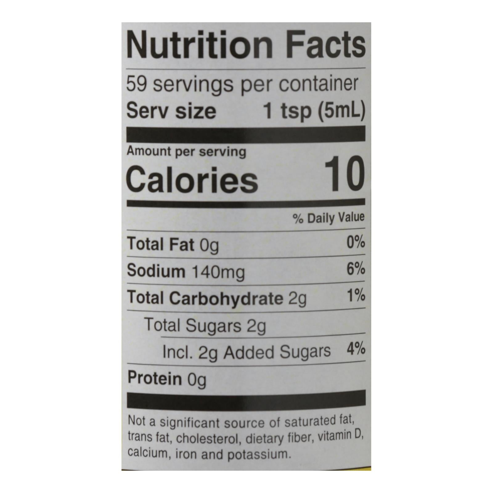 Bragg - Liquid Aminos - Organic - Coconut - Case Of 12 - 10 Fl Oz