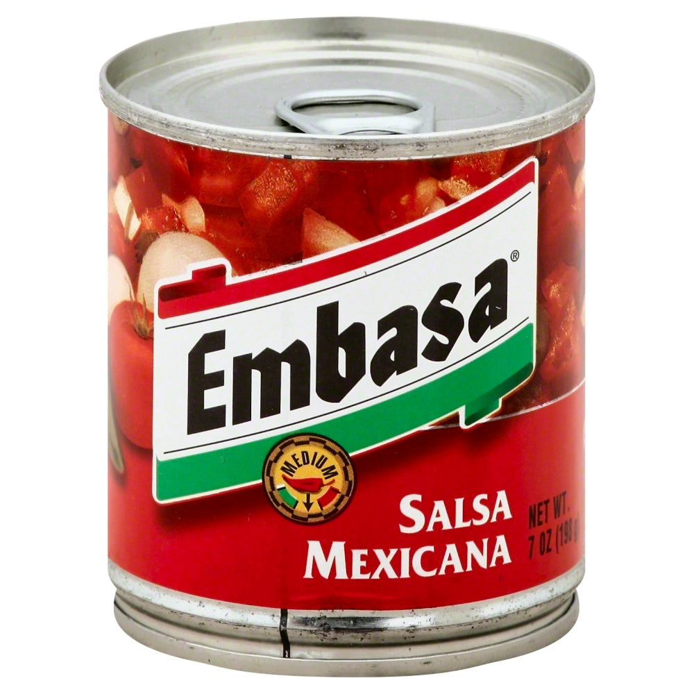 Embasa Salsa Mexicana Medium - Case of 12 - 7 oz