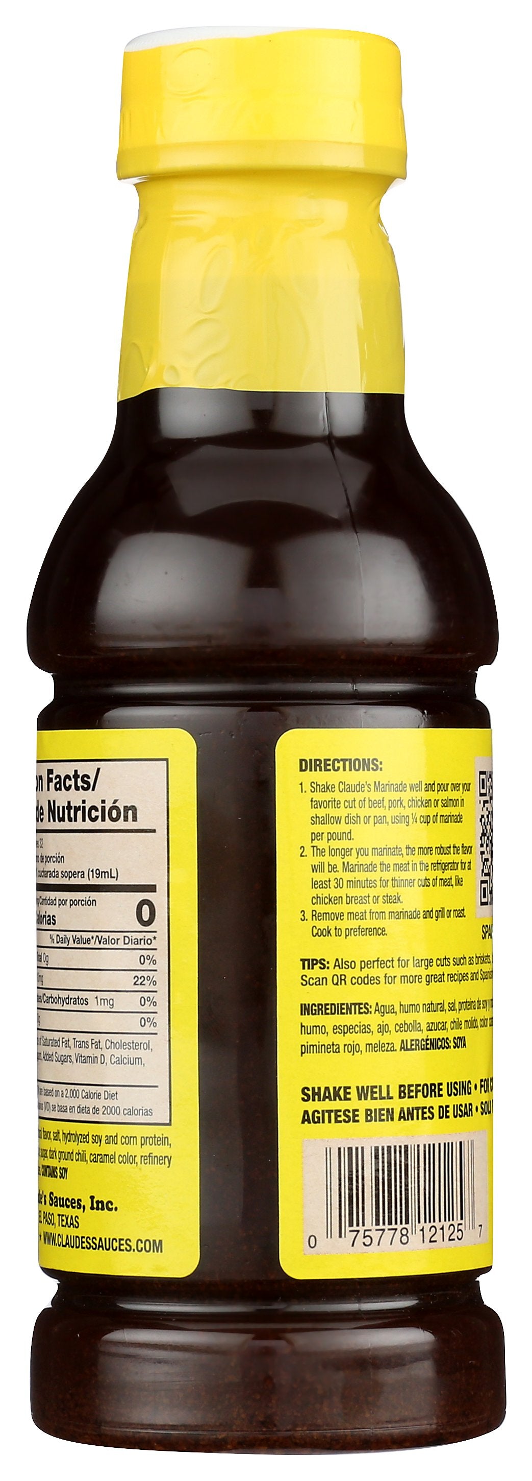 CLAUDES MARINADE MEAT MESQUITE - Case of 6