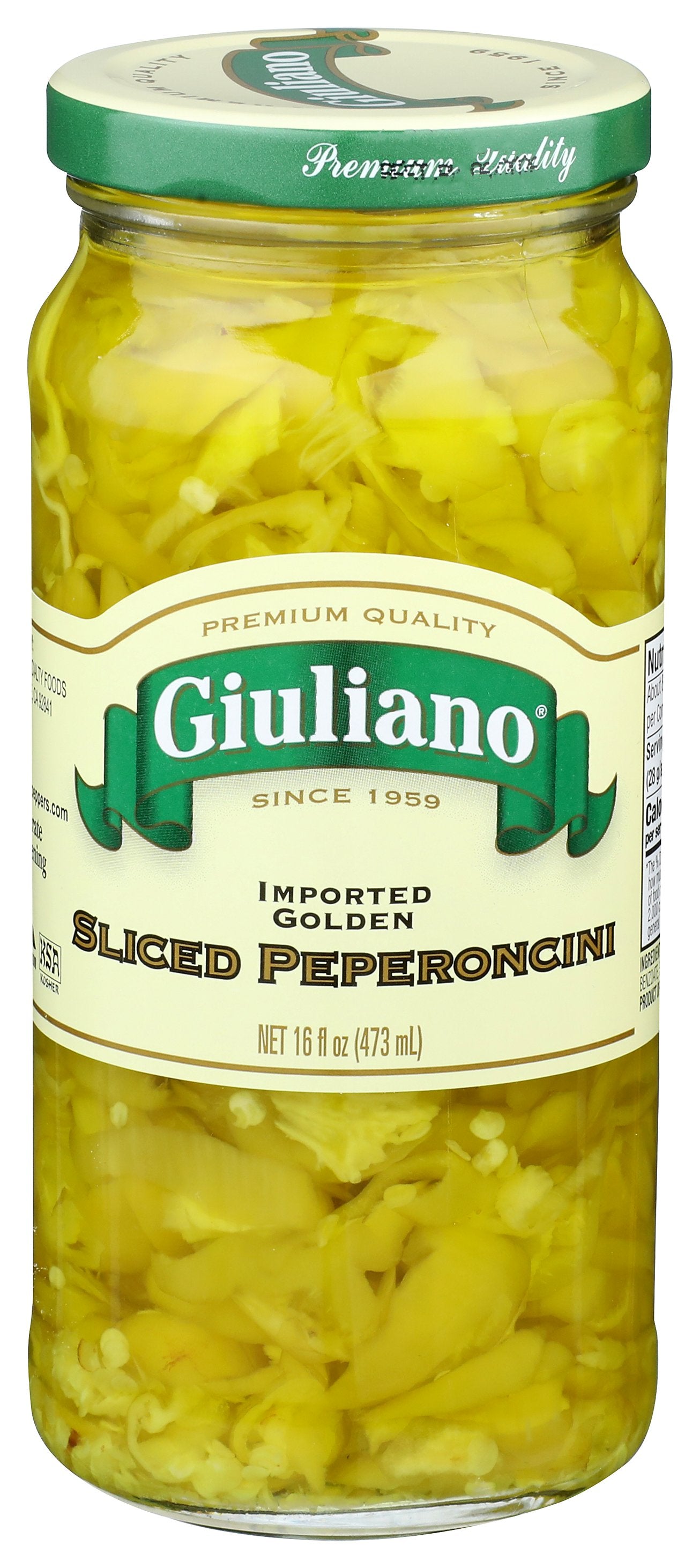 GIULIANO PEPERONCINI GREEK GLDN SLICED - Case of 6