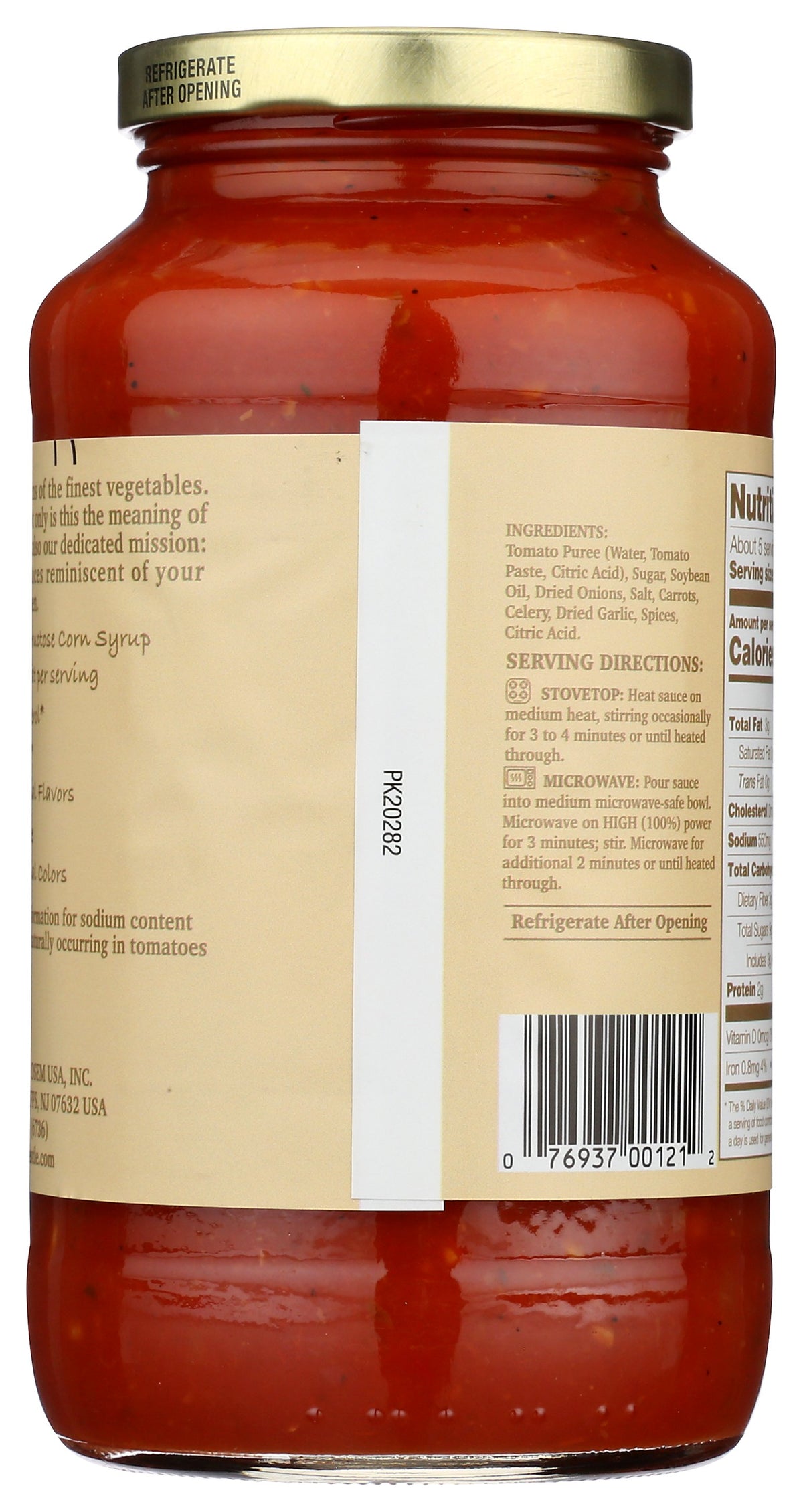 FRESCORTI SAUCE PASTA MARINARA - Case of 12