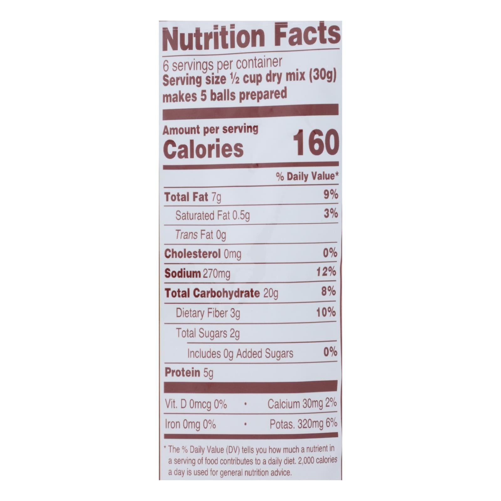 Osem Falafel Mix Envelope - Case of 12 - 6.3 oz.