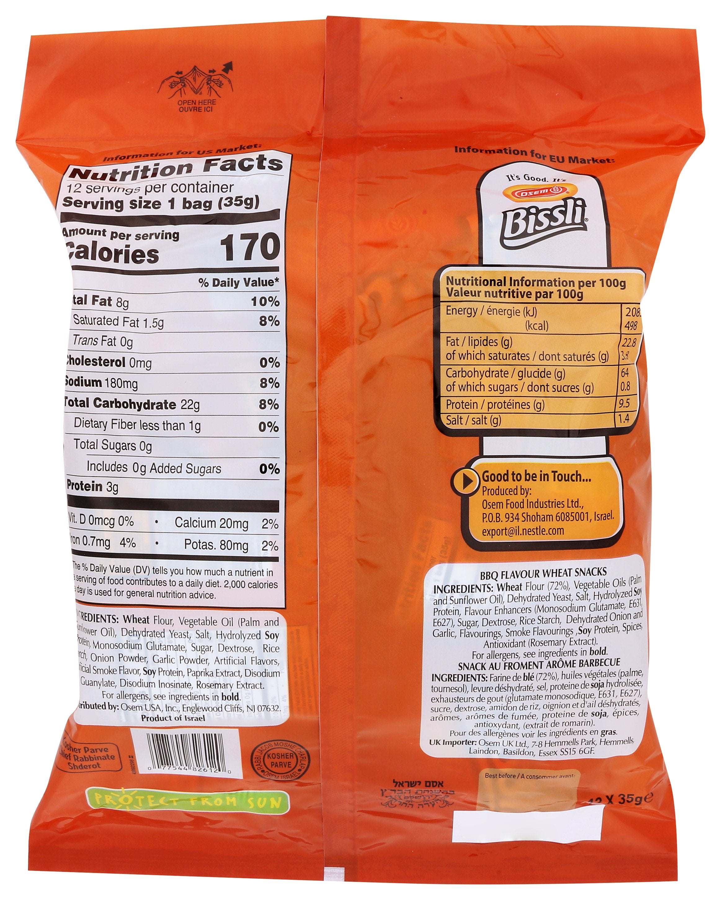 OSEM BISSLI BBQ MLTIPK - Case of 4