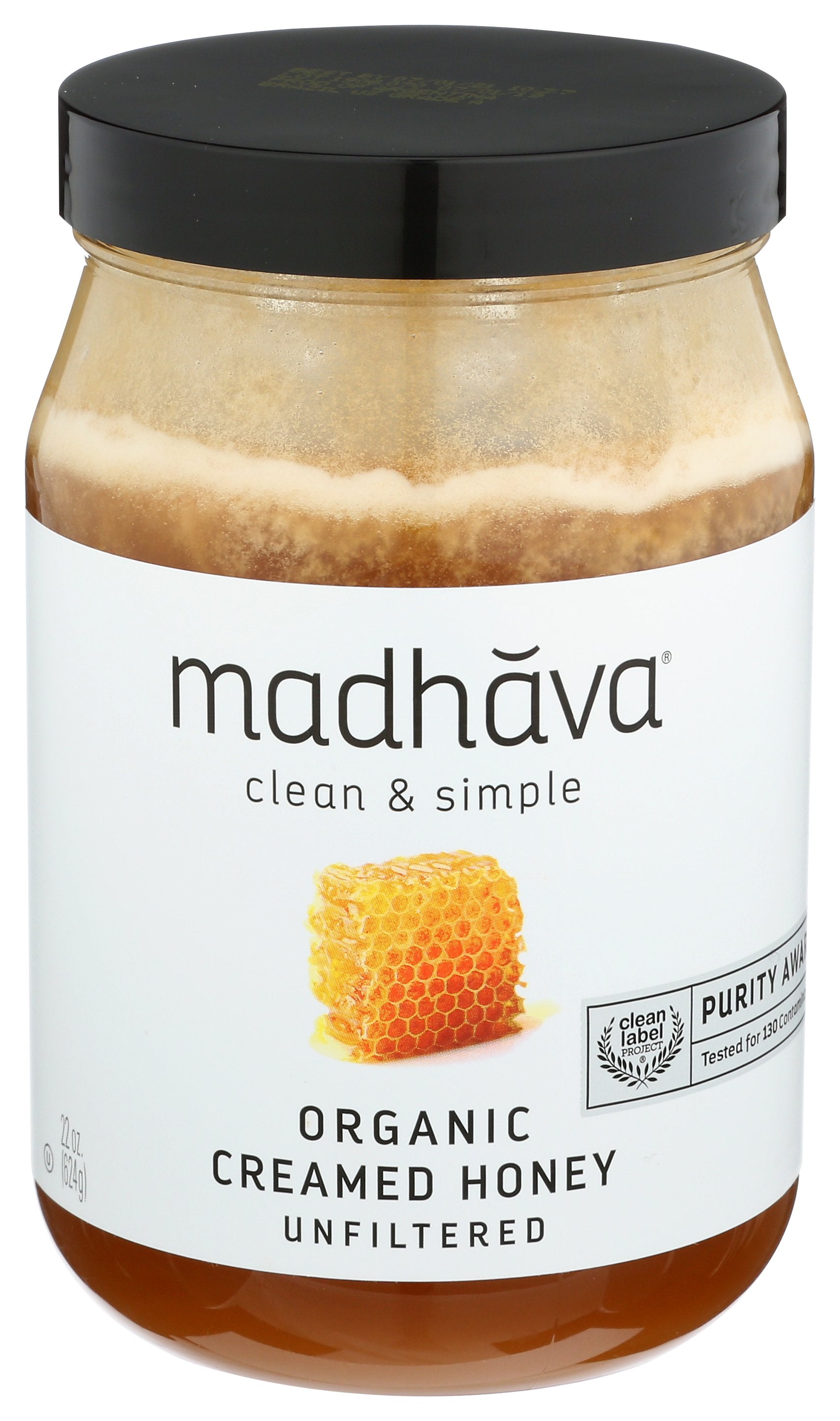 MADHAVA HONEY RAW ORG - Case of 6