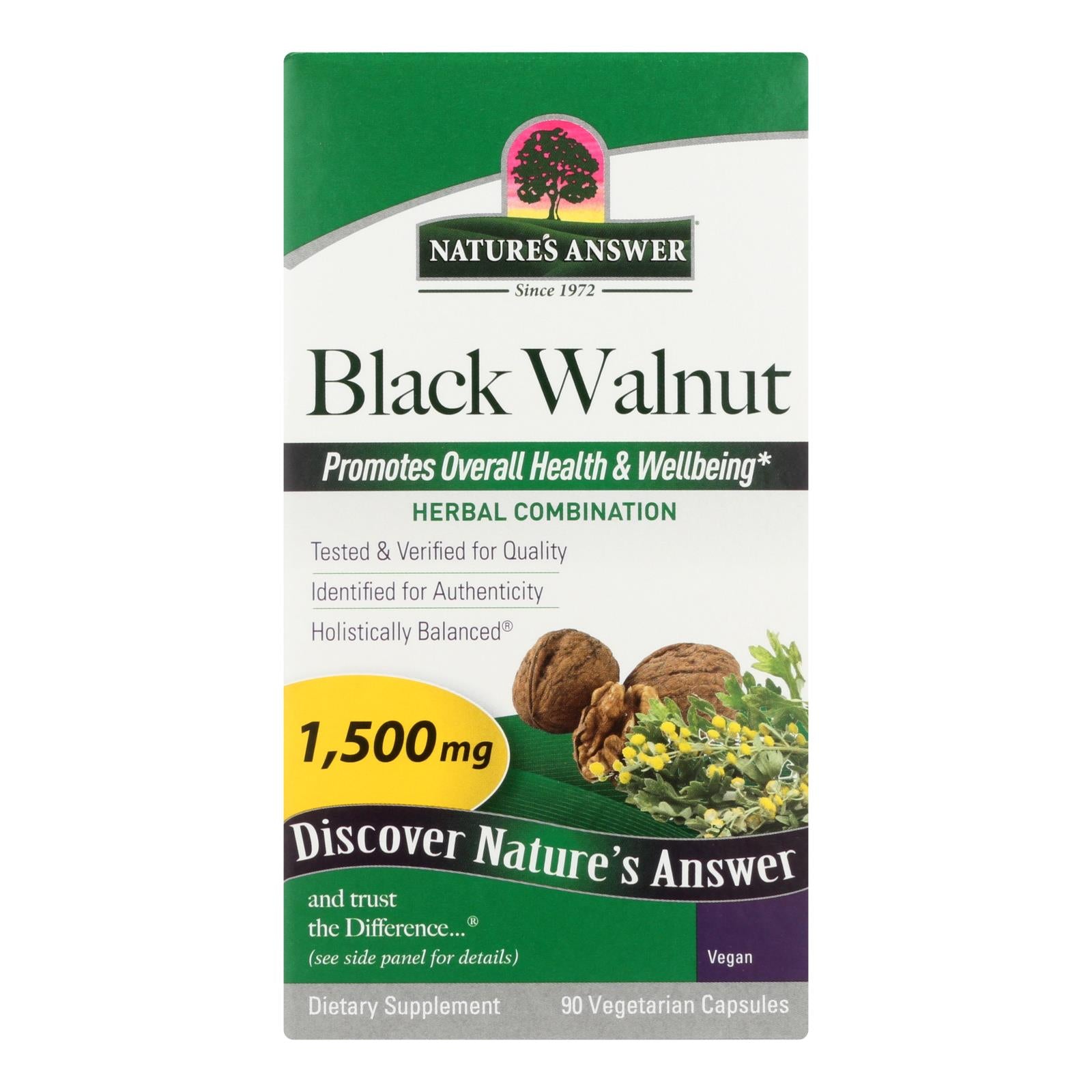 Nature's Answer Black Walnut Complex, 90 Veg Capsules