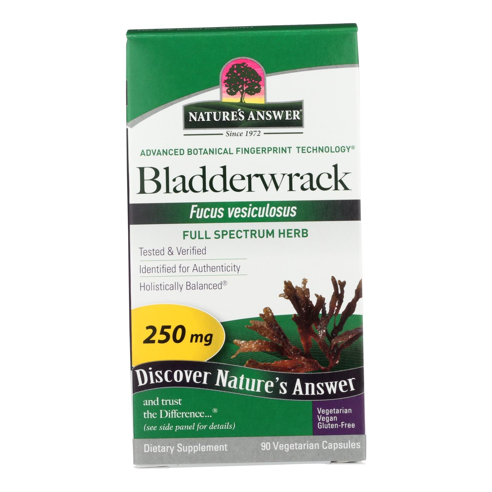 Nature's Answer Bladderwrack Thallus - 90 Veg Capsules