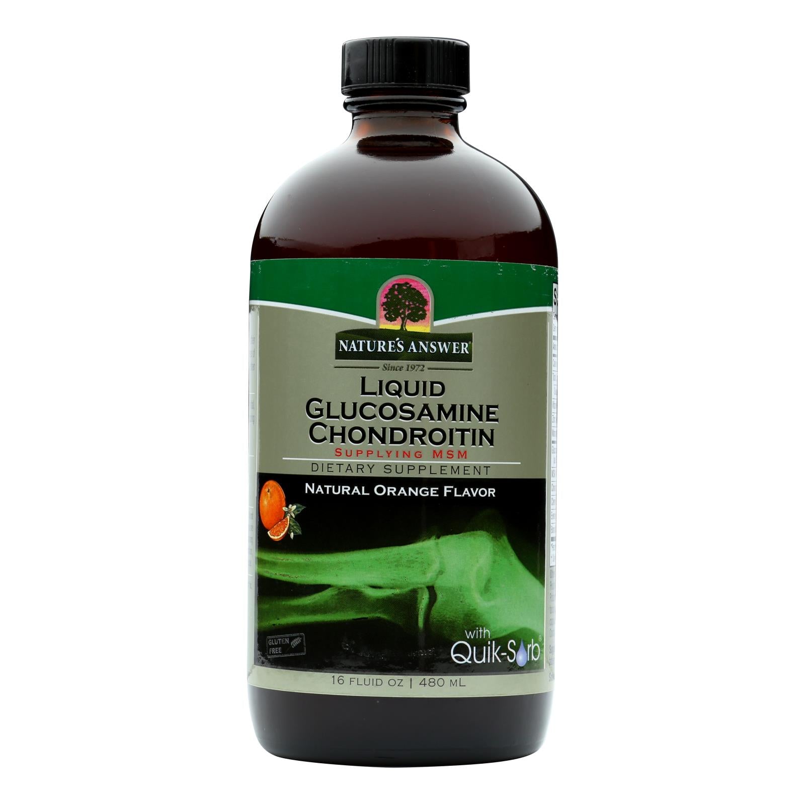 Nature's Answer Liquid Glucosamine & Chondroitin 16oz Orange