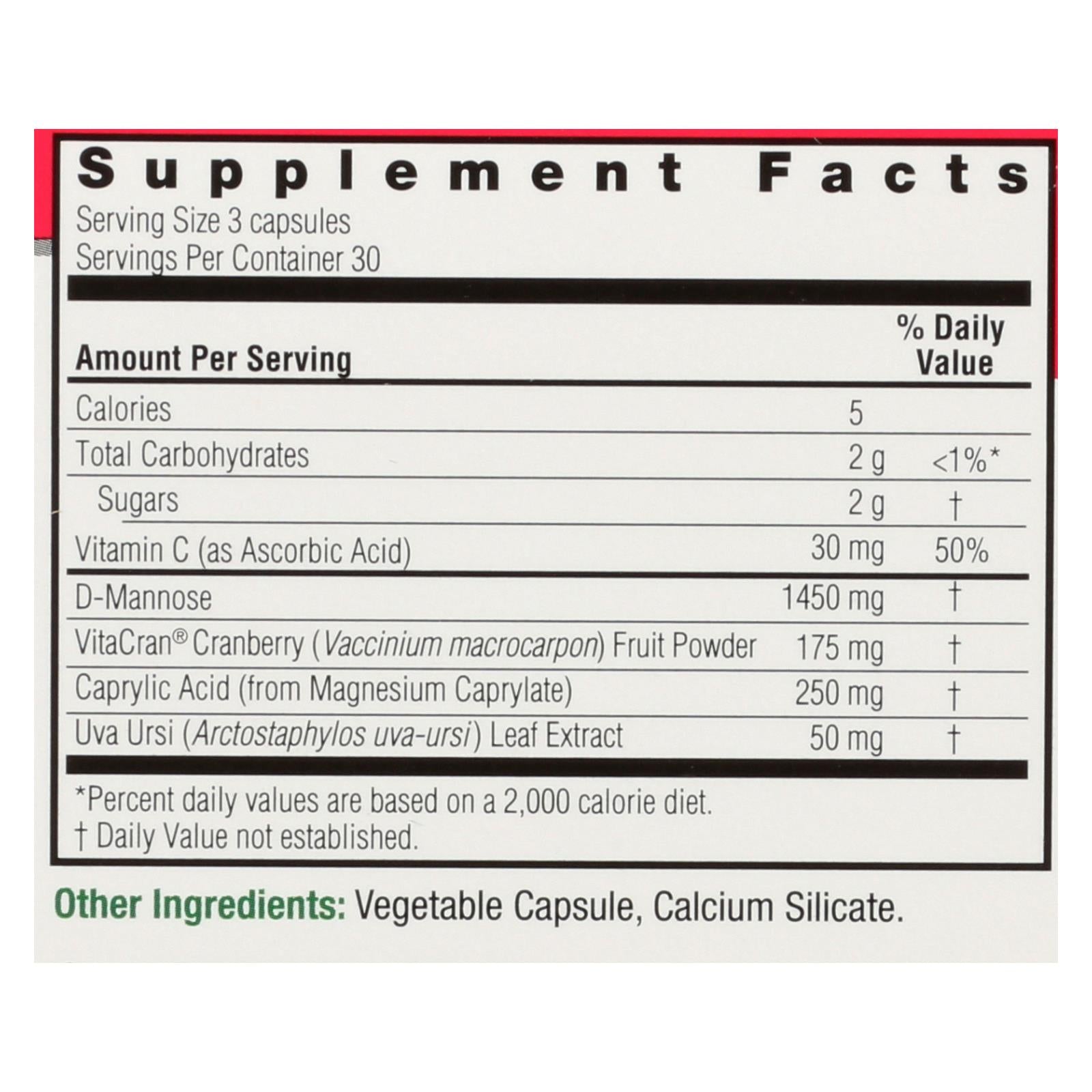 Nature's Answer UT Supplement - 90 VCAPs