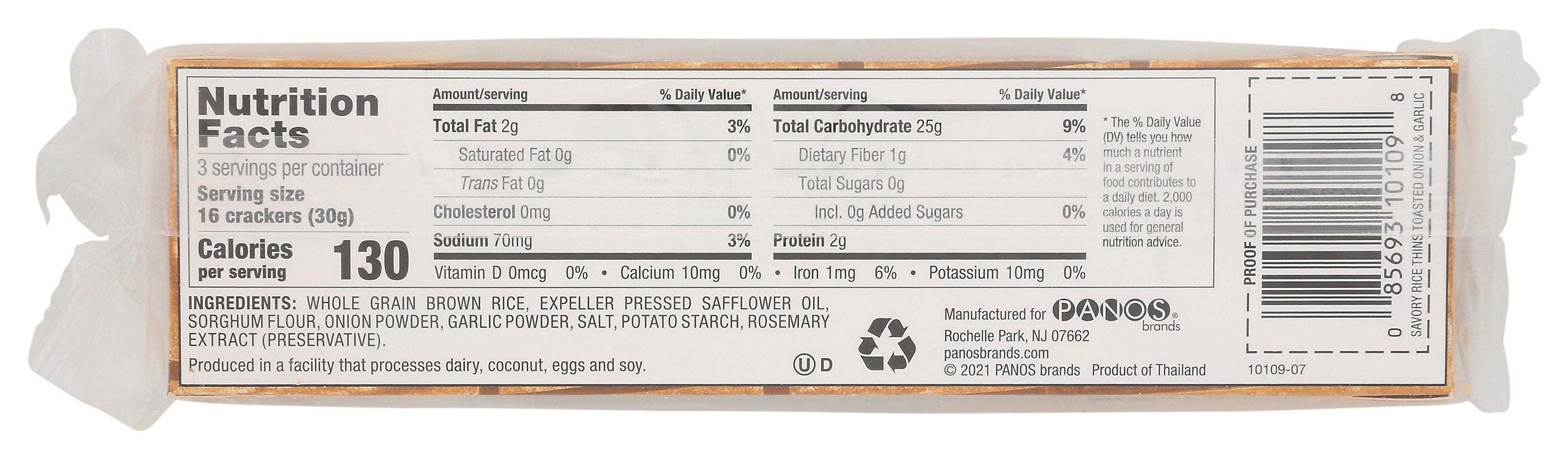 SESMARK CRACKER TSTD ONION & GRLIC - Case of 12