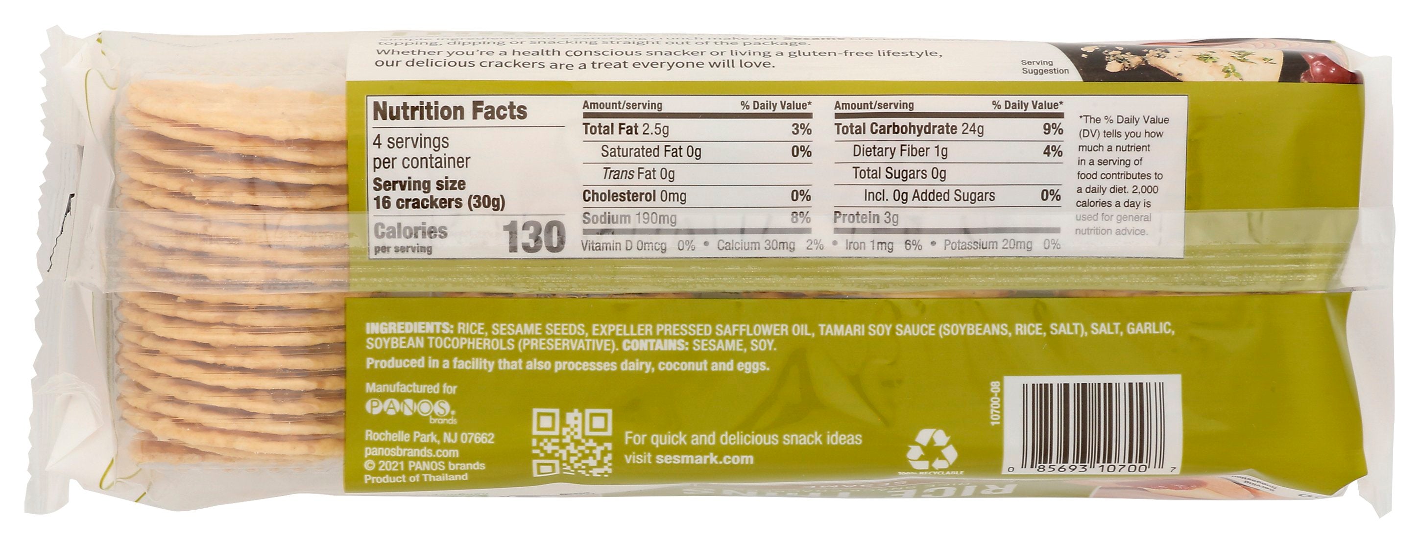 SESMARK RICE THIN SESAME