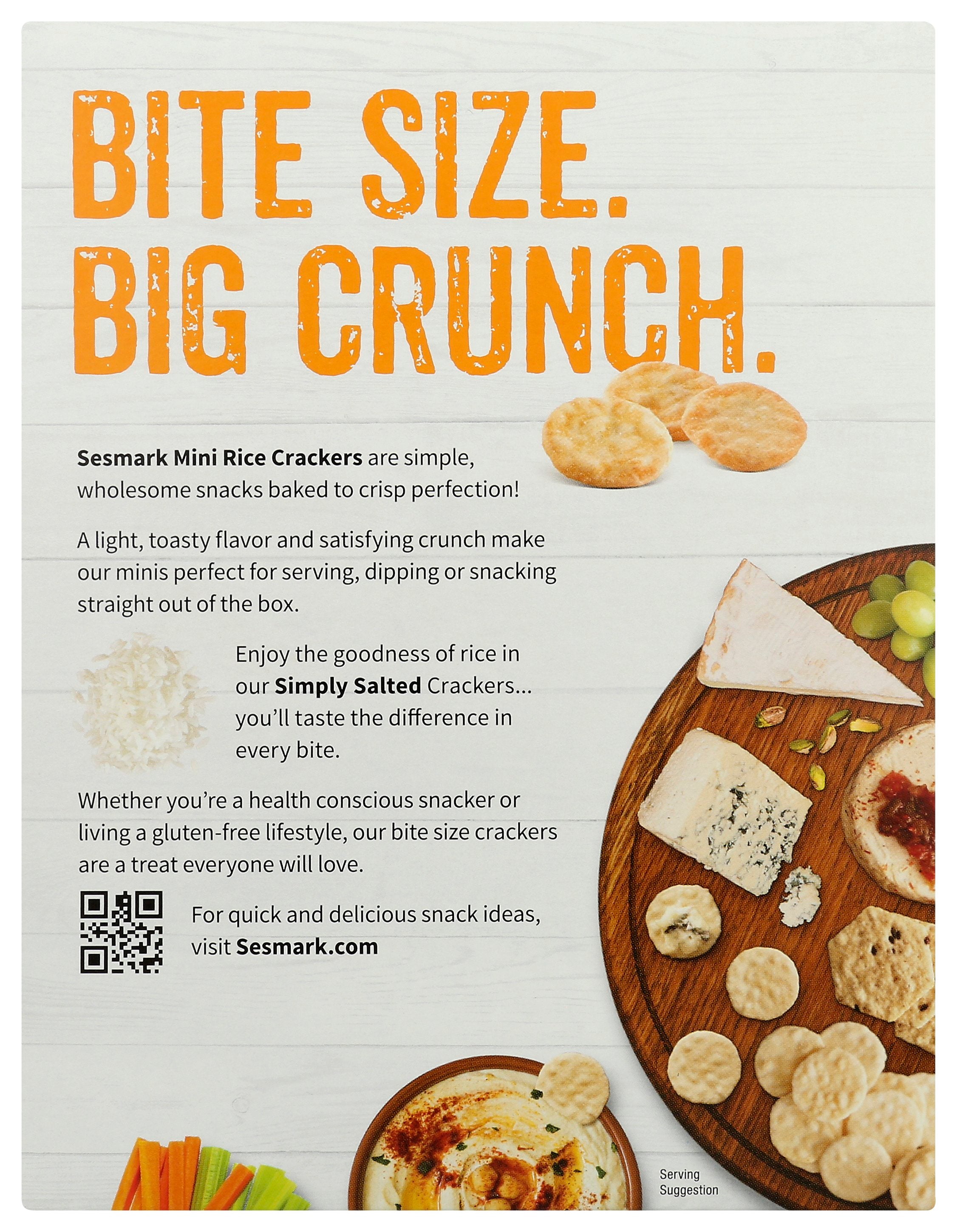 SESMARK CRACKER RICE MINI LGHT SLT - Case of 6