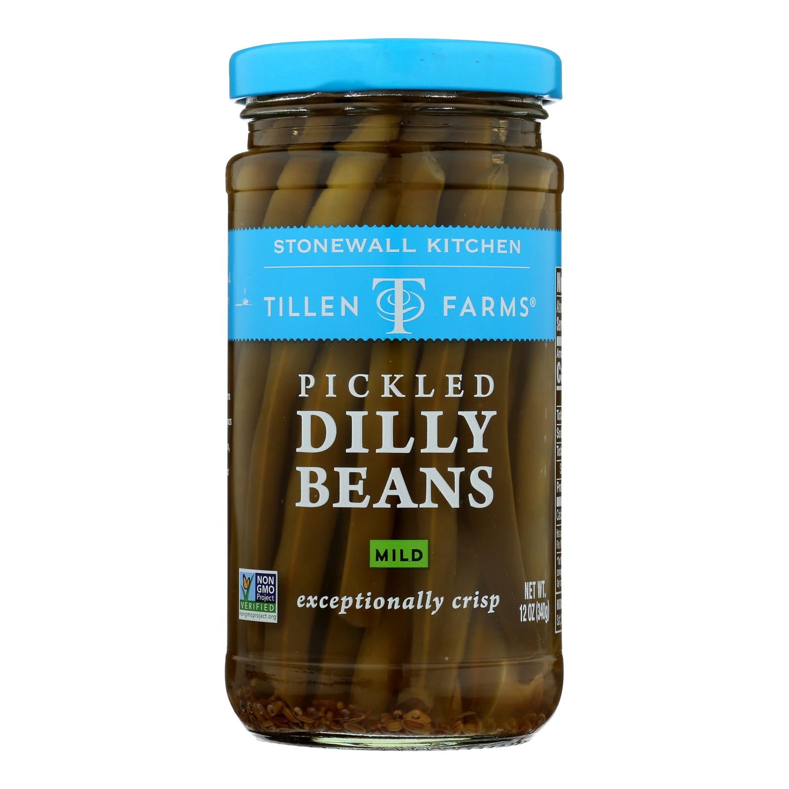 Tillen Farms Beans - Pickled - Crispy Dilly - 12 oz - case of 6