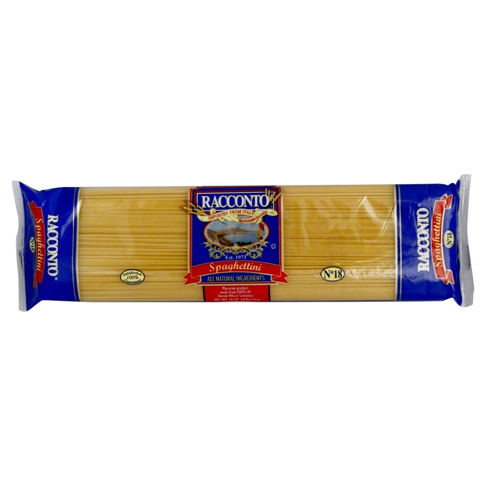 Racconto Pasta Spaghetti - Case of 20 - 16 oz