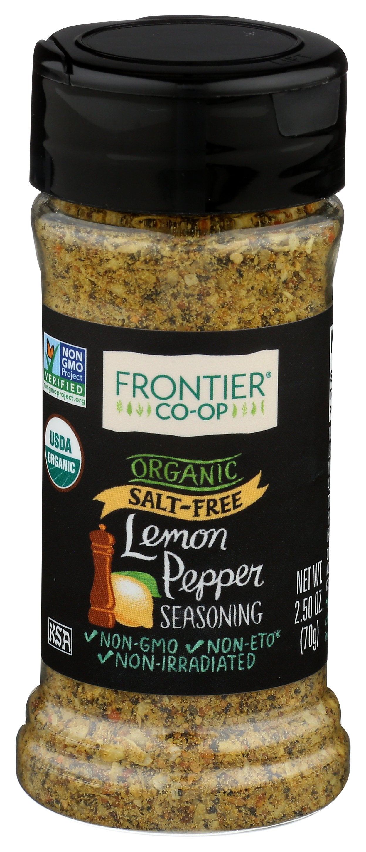 FRONTIER HERB LEMON PPPR SALT FREE - Case of 6