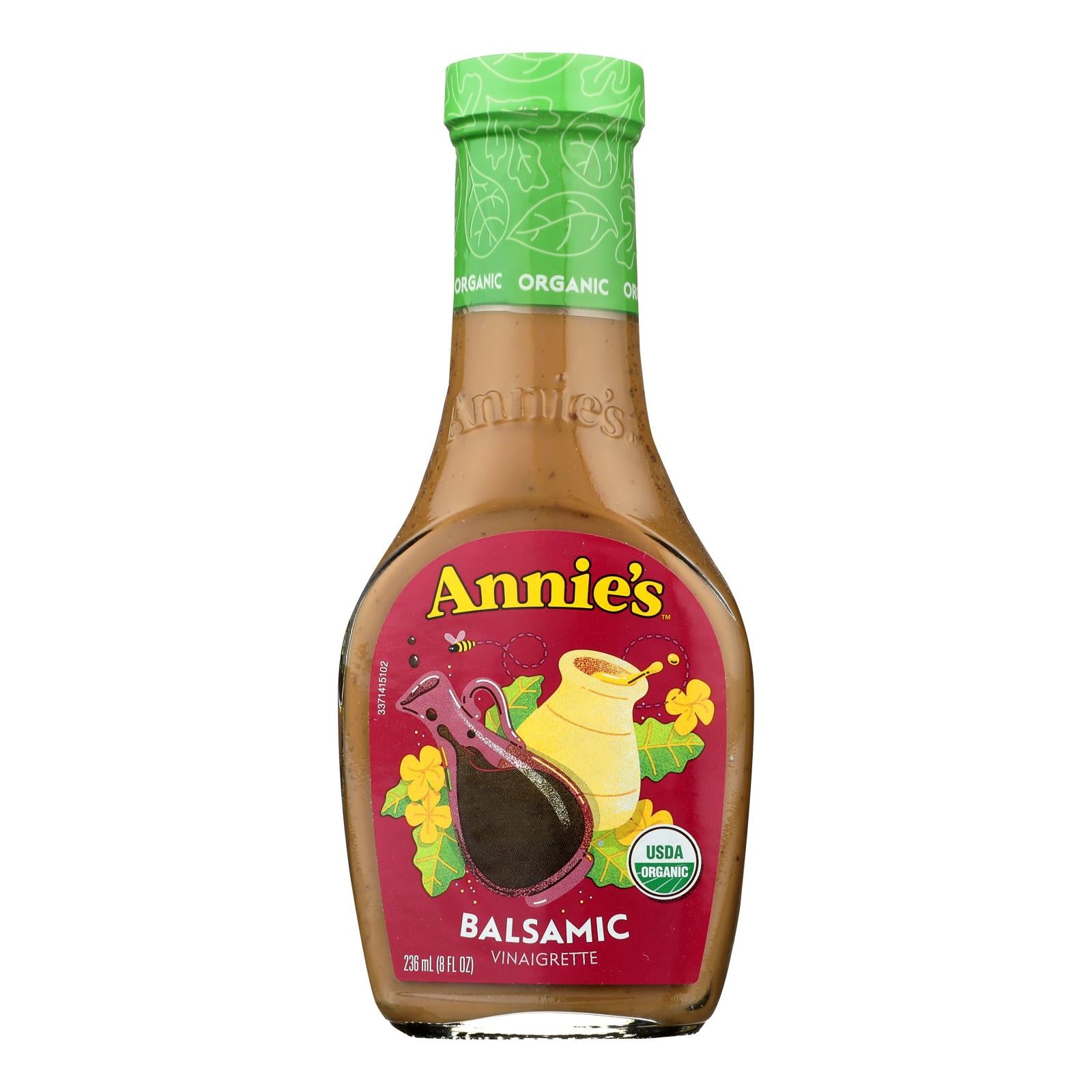 Annie's Naturals Vinaigrette Organic Balsamic - Case Of 6 - 8 Fl Oz.