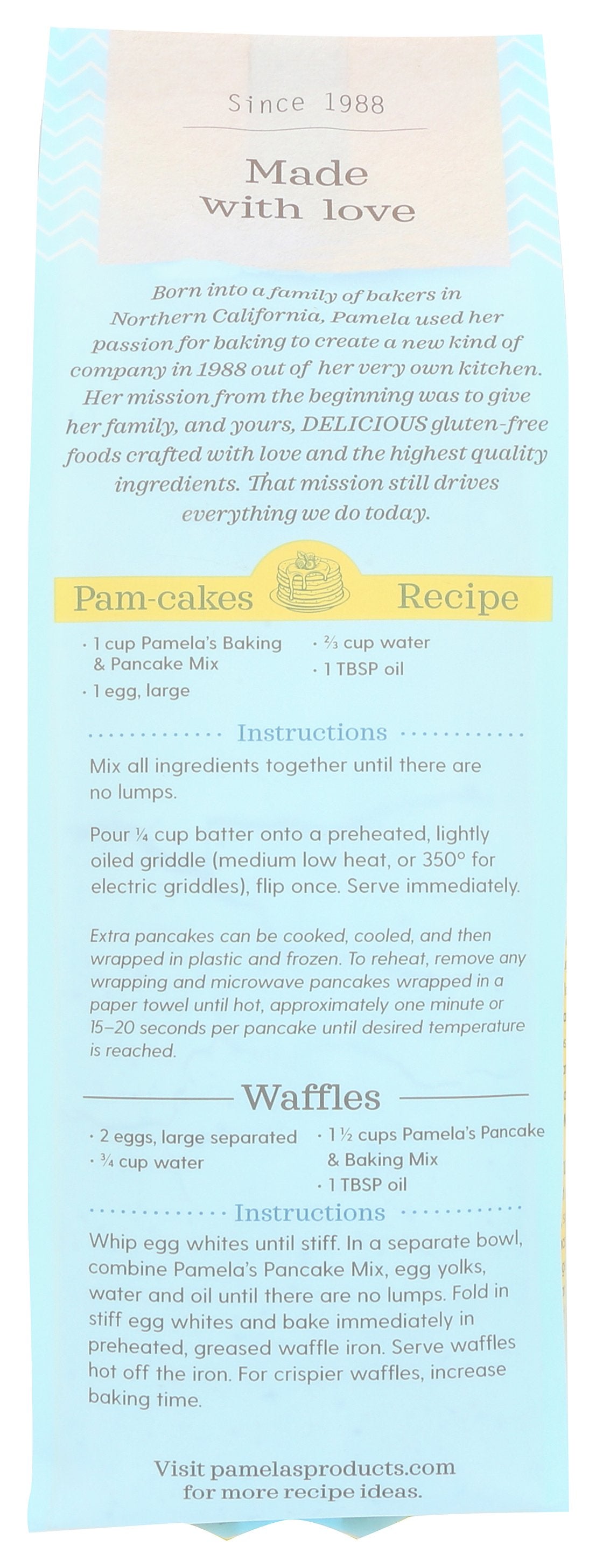 PAMELAS MIX PNCKE BAKING WF