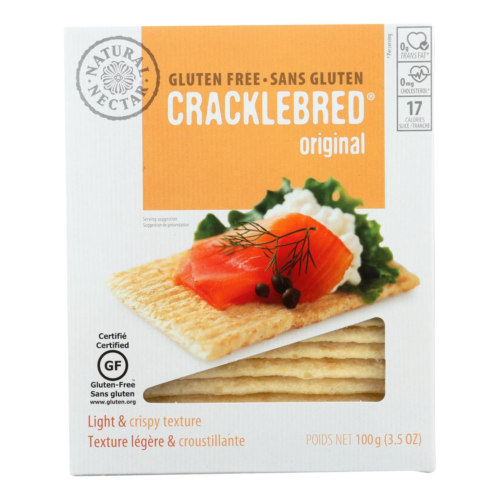 Natural Nectar Gluten Free Cracklebred - Case of 12 - 3.5 oz.