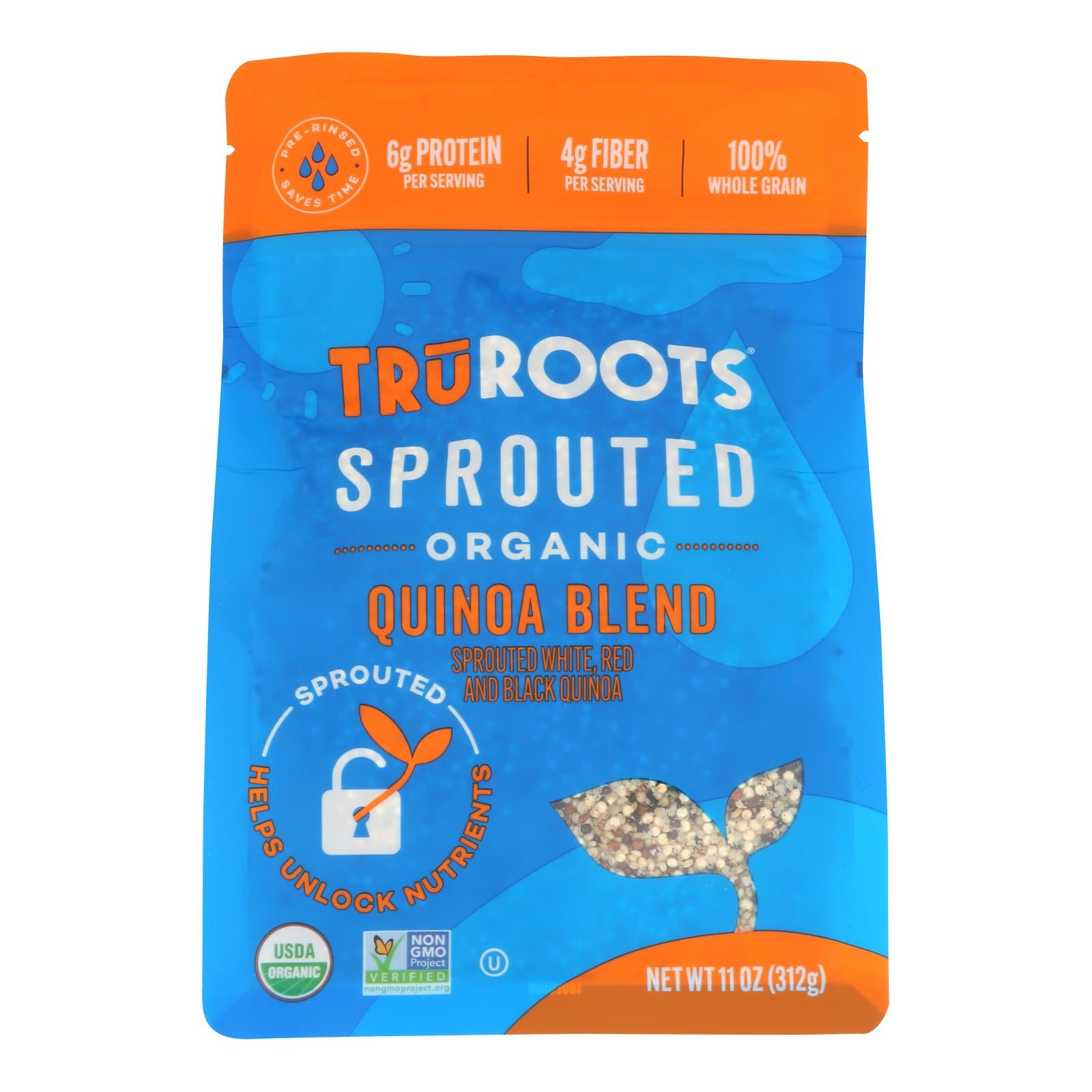 Truroots - Quinoa Blend Og2 Sprouted - CS of 6-11 OZ