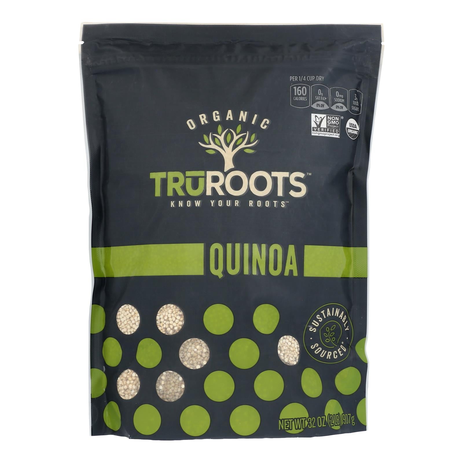 Truroots Organic Quinoa - Whole Grain - Case Of 6 - 32 Oz.