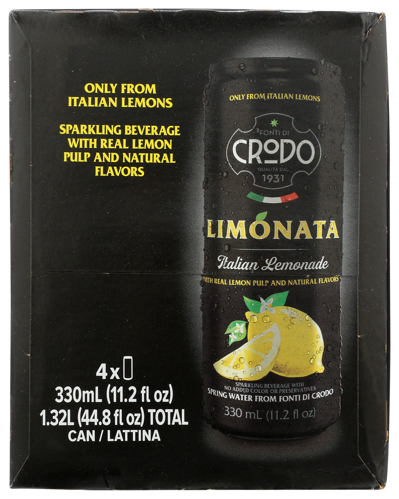 Crodo Limonata Italian - Pack of 6 - 44.8 fo