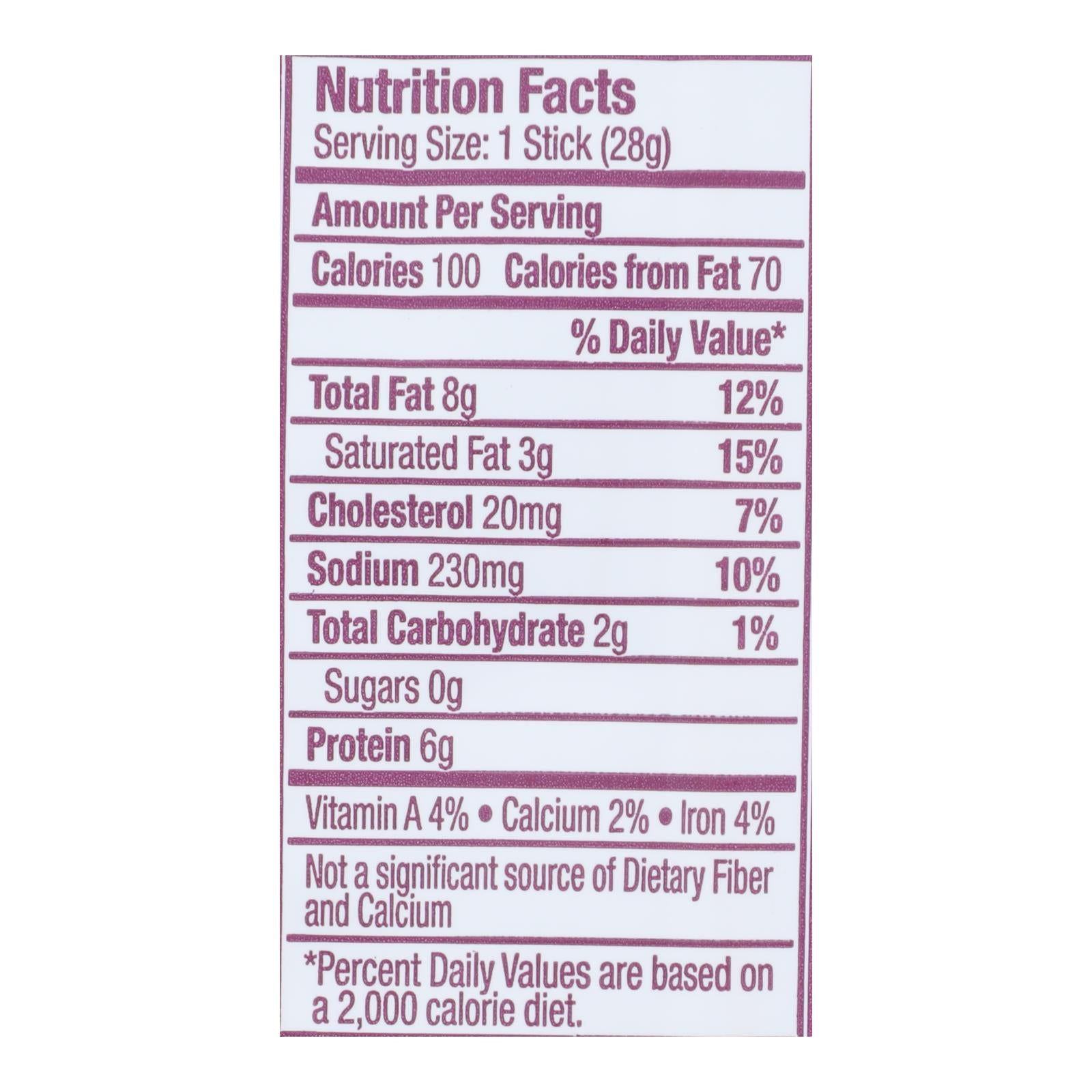Vermont Smoke And Cure Realsticks - Chipotle - 1 Oz - Case Of 24