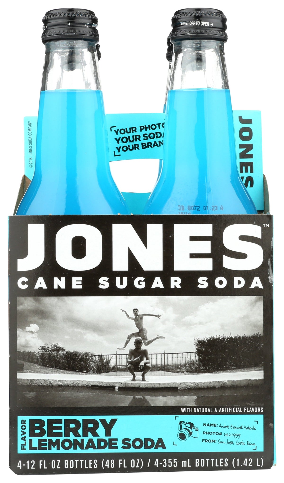 JONES SODA 4PK BERRY LEMONADE - Case of 6