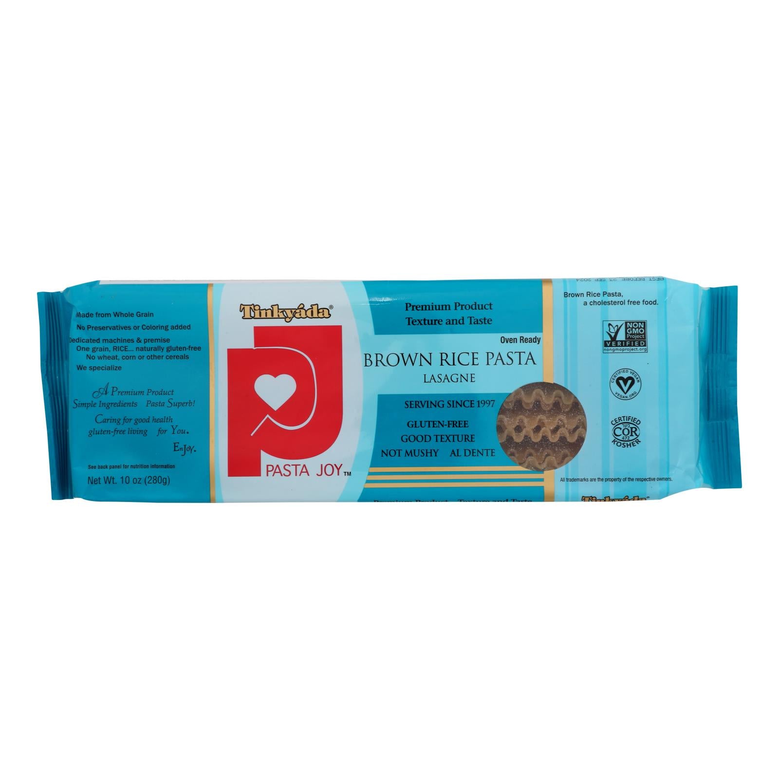Tinkyada Brown Rice Pasta - Lasagna - Case Of 12 - 10 Oz