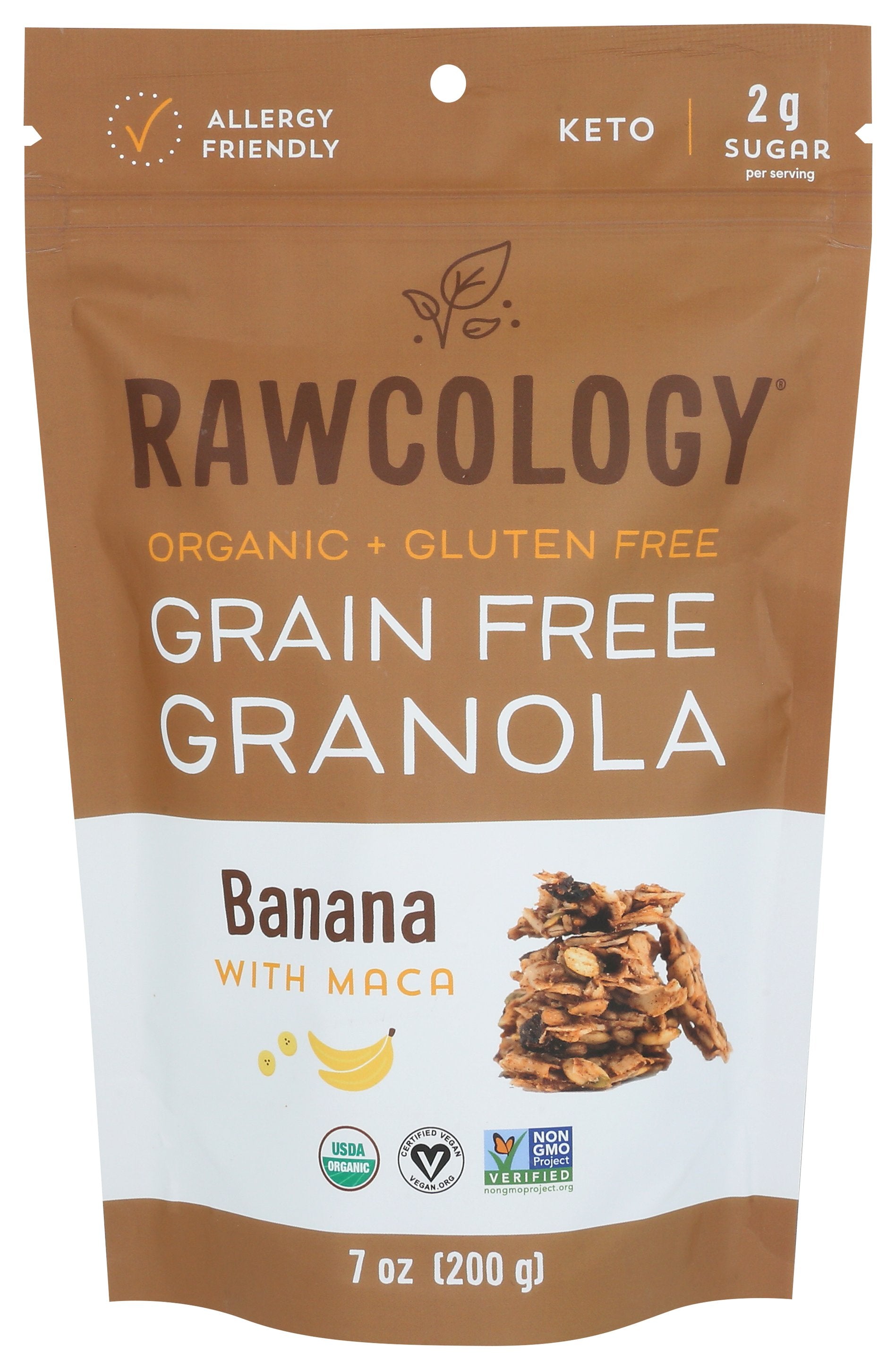 RAWCOLOGY GRANOLA BAN MACA ORG - Case of 6