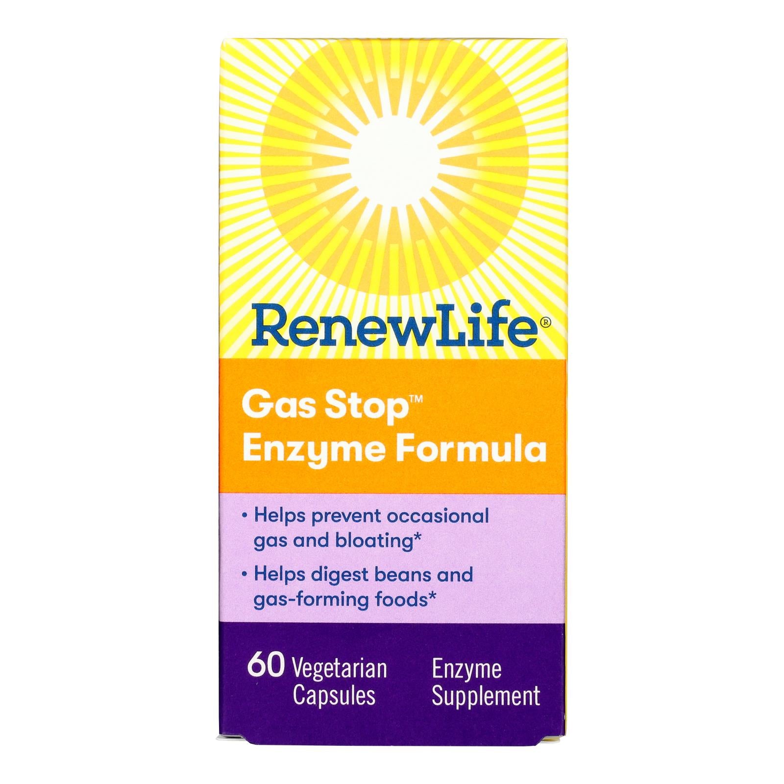 Renew Life - Gas Stop - EA of 1-60 CAP