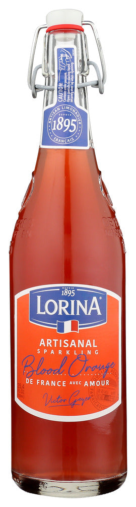 Lorina Bev Artisanal Sparkling Blood Orange - Pack of 12 - 25.4 fo