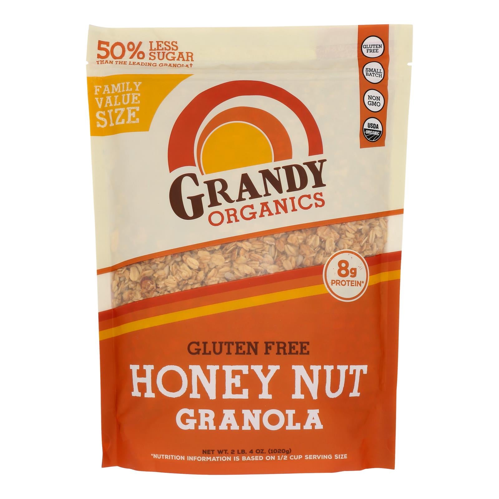 Grandyoats Granola Gluten-free Honey Nut - Case Of 4 - 36 Oz